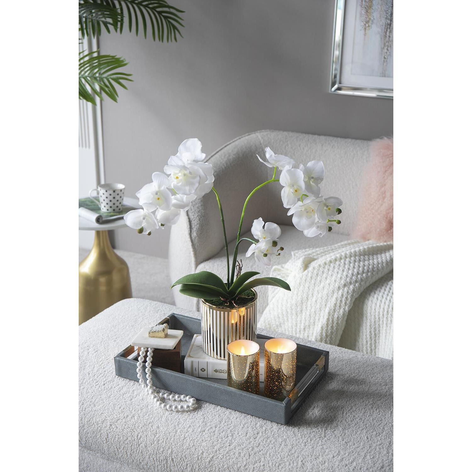 Speckled 5 X 3 inch LED Candle