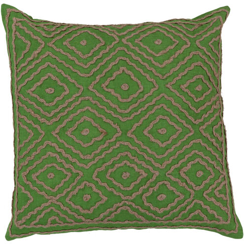 Atlas 20 inch Camel, Grass Green Pillow Kit