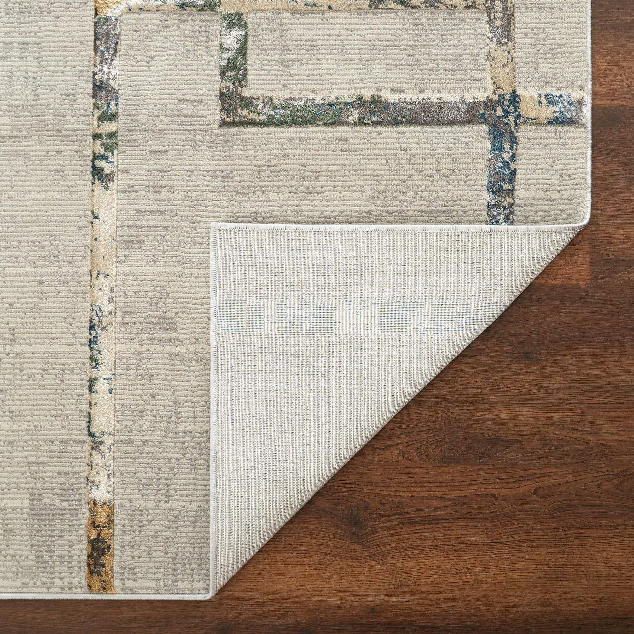 Adara 90 X 63 inch Neutral/Multi Rug in 5 x 7