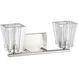 Valentin 2 Light 15 inch Brushed Nickel Vanity Light Wall Light