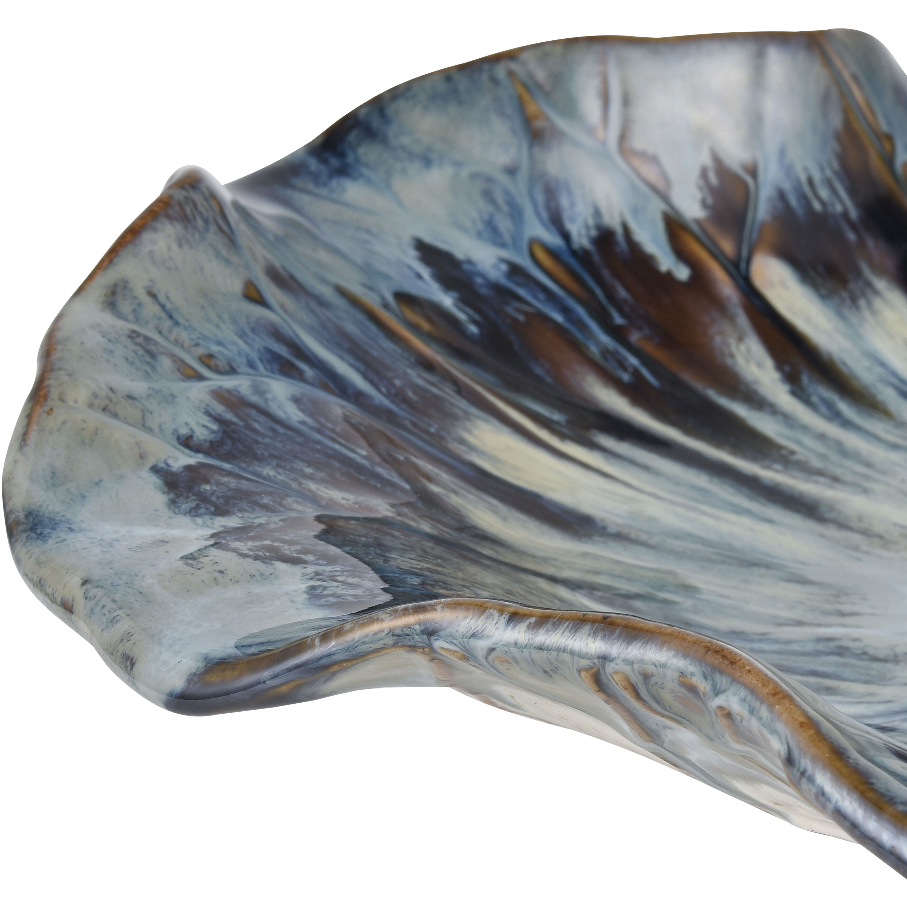 Mulry 15 X 15 inch Blue Reactive Charger