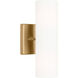 Drew & Jonathan Capalino 2 Light 5 inch Satin Brass Sconce Wall Light