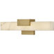 Cadiz LED 19.75 inch Heritage Brass Bath Light Wall Light