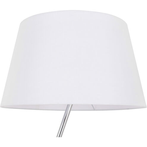 Cason 53 inch 60 watt Chrome Floor lamp Portable Light