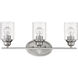 Gemma 3 Light 22 inch Satin Nickel Vanity Light Wall Light