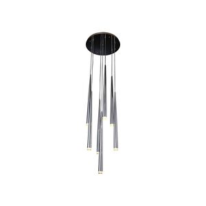 Highland Ave. LED 2 inch Chrome Multi Port Pendant Ceiling Light