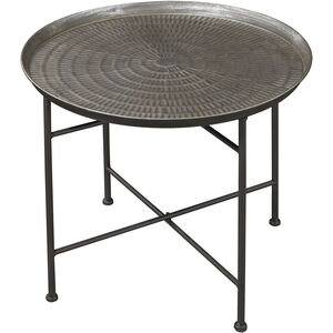 Ignition 21 inch Pewter Accent Table