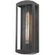 Trenton 1 Light 17 inch Blackened Bronze Outdoor Wall Sconce