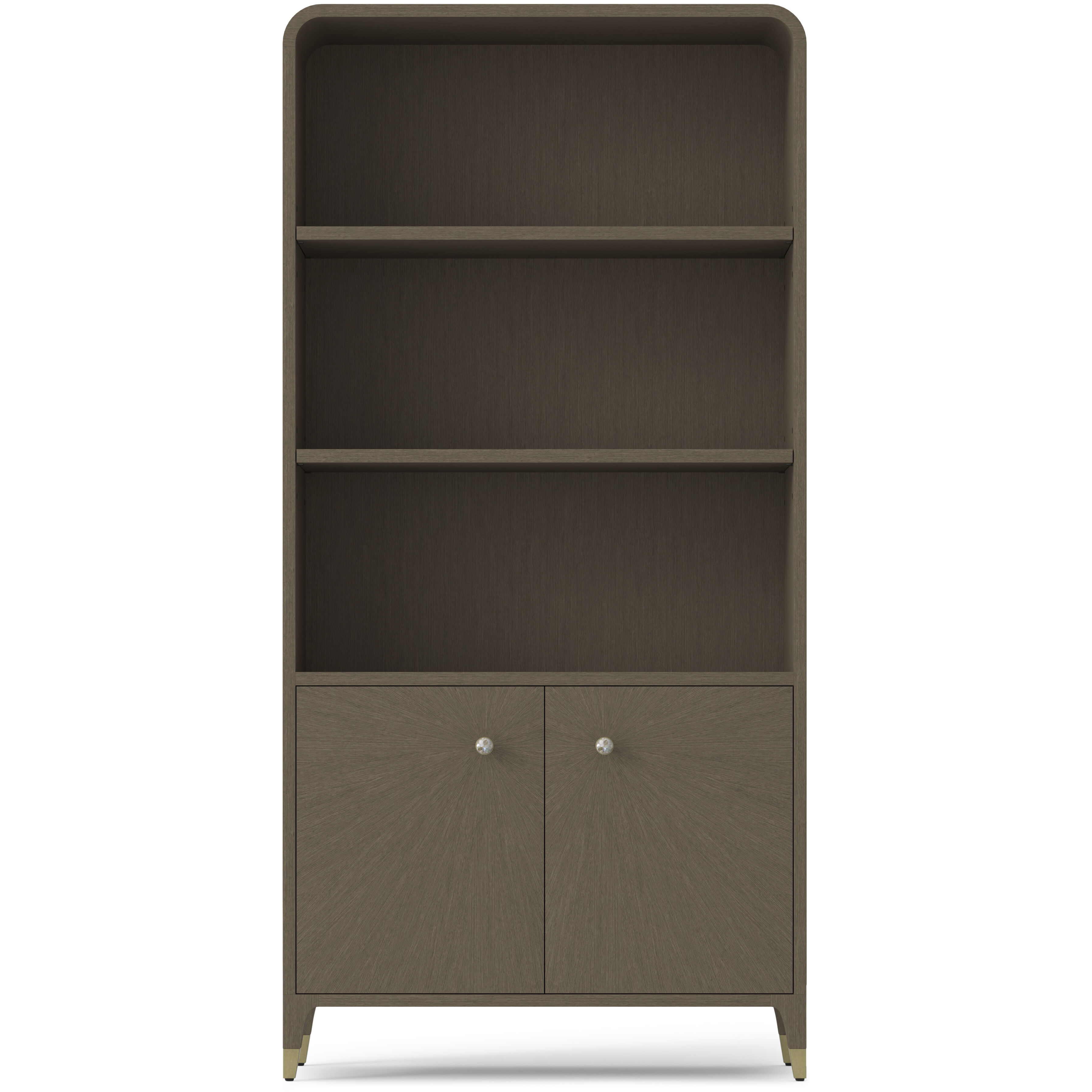 Judith Leiber Couture Mink Bookcase, Wooden, 3-Shelf