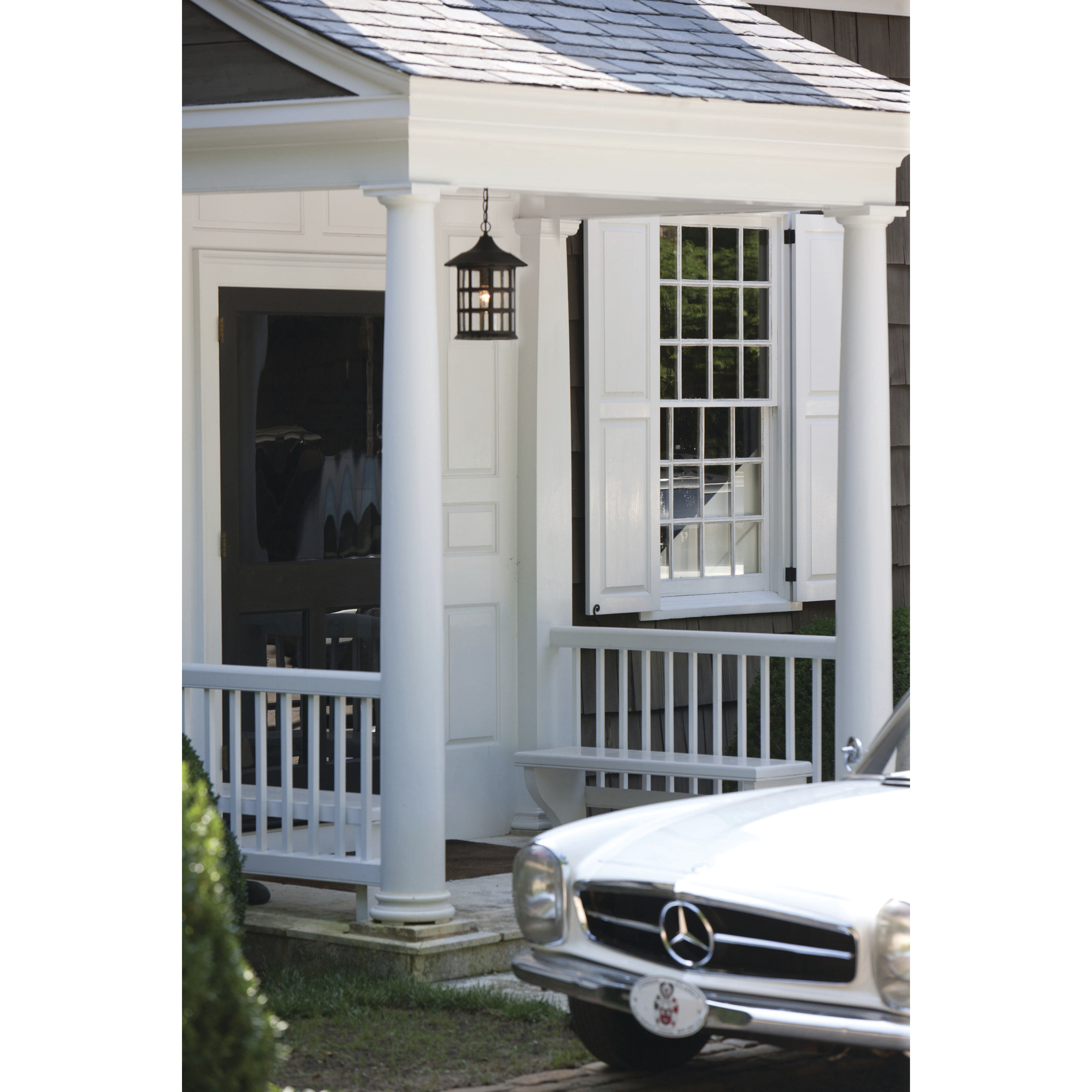 Freeport Outdoor Wall Mount Lantern in Black, Small