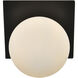 Jillian 1 Light 7 inch Black Bath Sconce Wall Light