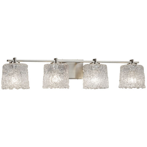 Veneto Luce LED 36.75 inch Brushed Nickel Vanity Light Wall Light in 2800 Lm LED, Lace (Veneto Luce), Oval