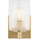 Lando 1 Light 4.75 inch Satin Brass Wall Bath Fixture Wall Light