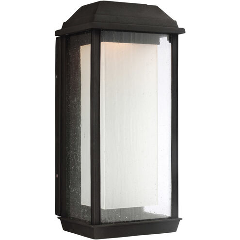 Sean Lavin McHenry LED 8 inch Textured Black Outdoor Wall Lantern
