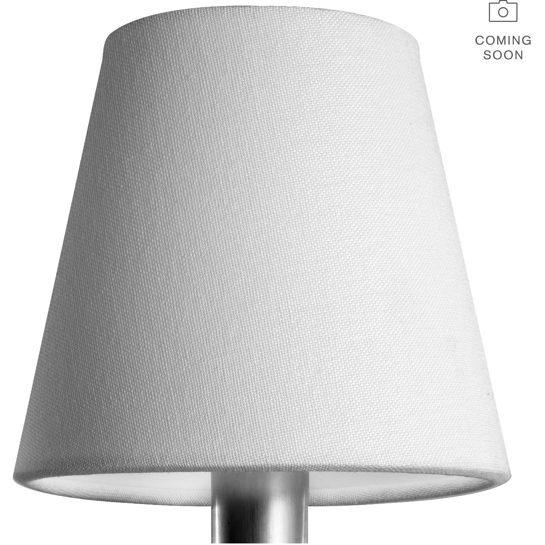 Visual Comfort Clip Mist Silk Soft Empire 4.25 inch Empire Shade, 4in