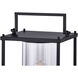 Garrett 1 Light 18 inch Matte Black Outdoor Post Lantern