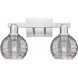 Athens Deco Swirl 2 Light 16.00 inch Bathroom Vanity Light