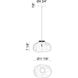 Melo 1 Light 11.88 inch Aged Gold Brass Pendant Ceiling Light
