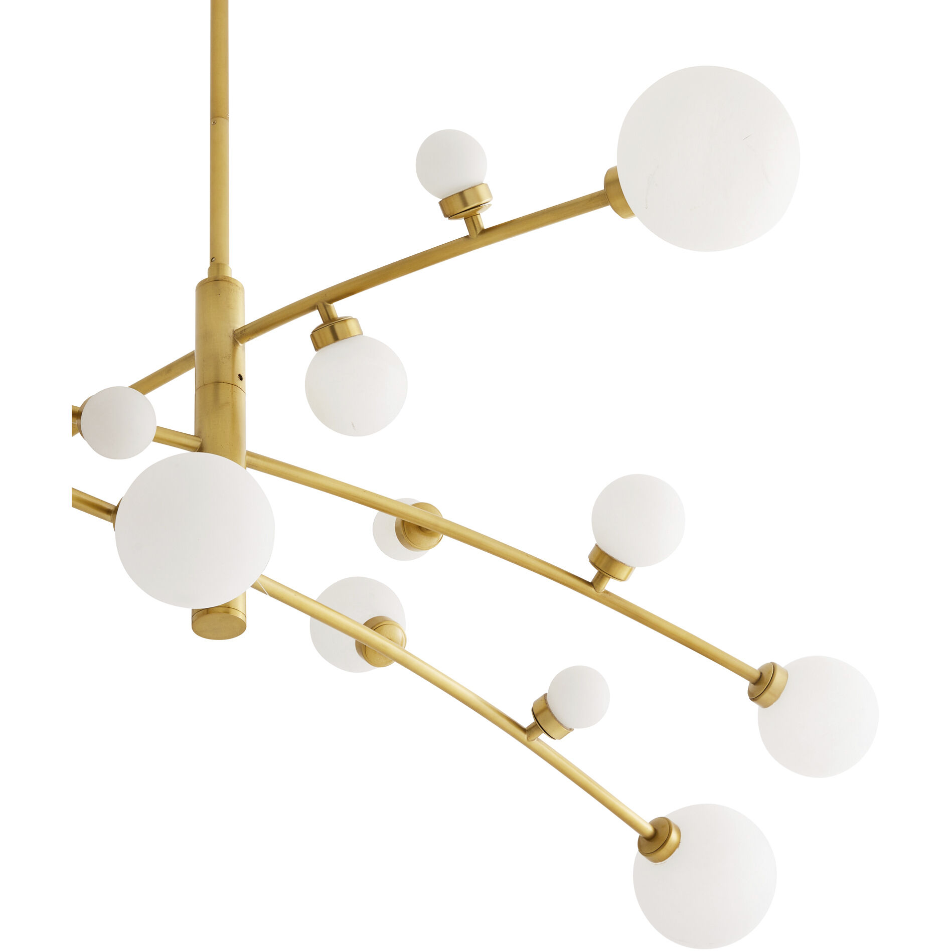 Maser 18 Light 45 inch Antique Brass Chandelier Ceiling Light