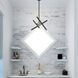 Soho 6 Light 13 inch Scandinavian Gray Chandelier Ceiling Light