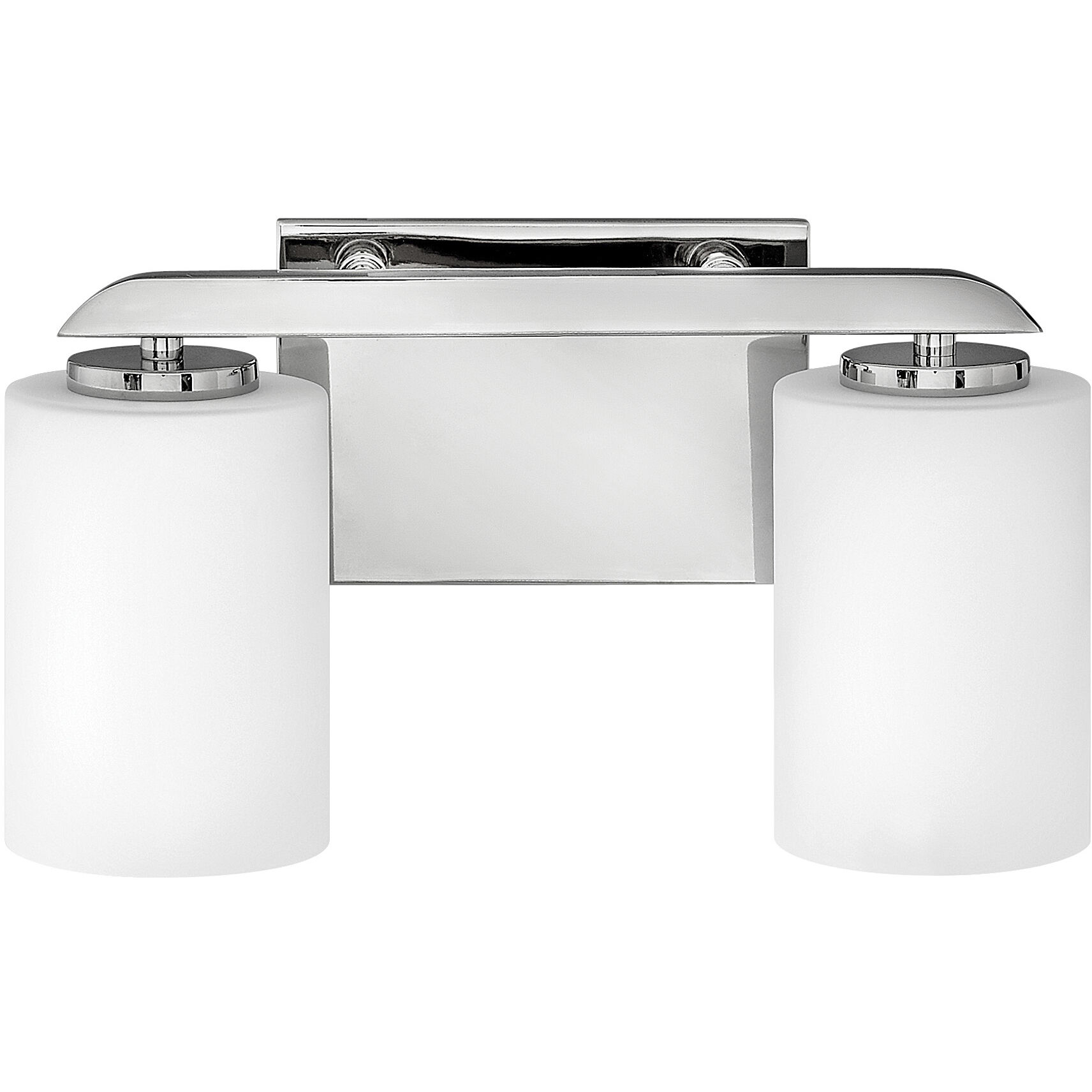 Kyra 2 Light 14 inch Polished Nickel Vanity Light Wall Light