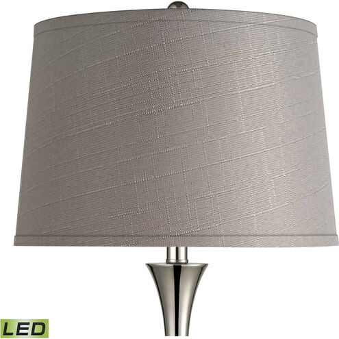 Septon 29 inch 9.00 watt Polished Concrete with Polished Nickel Table Lamp Portable Light