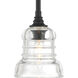 Gregory 1 Light 5 inch Matte Black Mini Pendant Ceiling Light