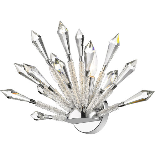 Soleia 2 Light 9.63 inch Chrome Wall Sconce Wall Light in 5