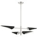 Capistrano 4 Light 38 inch Brushed Nickel Pendant Chandelier Ceiling Light