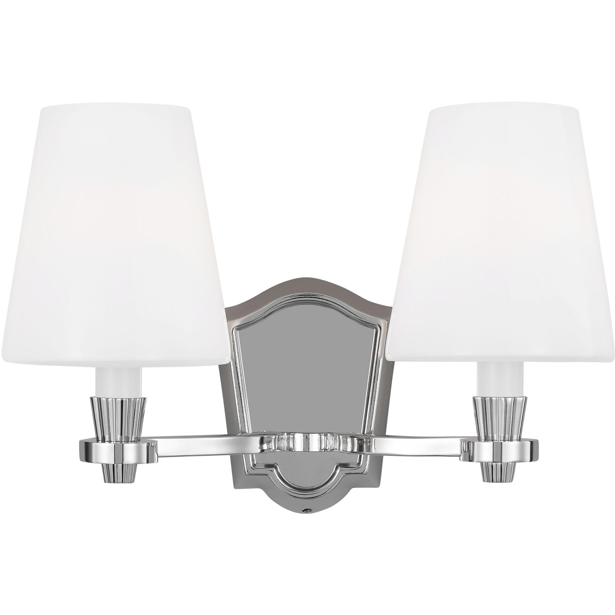 AH by Alexa Hampton Paisley 2 Light 14.5 inch Polished Nickel Vanity Light Wall Light