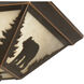 Bozeman LED 14 inch Burnished Bronze Flush Mount Ceiling Light