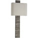 Anne-Marie Barton Fumar Tail Sconce Wall Light in Ridged Graphite