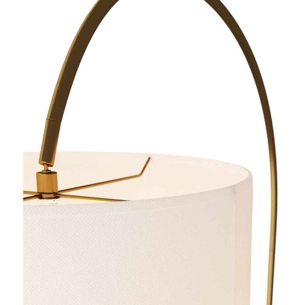 Bali Antique Brass Floor Lamp Portable Light