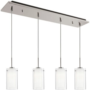 Verona LED 5.13 inch Brushed Nickel Multi Pendant Ceiling Light