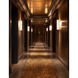 LumenAria - Medley Family LED 5.5 inch Faux Alabaster Resin ADA Wall Sconce Wall Light in 3.5" D x 5.5" W x 17" H, EVOLV