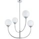 Nyomi 4 Light 30 inch Chrome Chandelier Ceiling Light