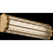Signature Fortress LED 20 inch Aged Brass Bath Vanity & Wall Light, Schonbek Signature