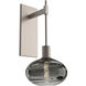 Coppa 1 Light 8 inch Beige Silver Indoor Sconce Wall Light in Metallic Beige Silver, Coppa Smoke, Tempo
