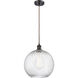 Ballston X-Large Twisted Swirl 1 Light 12 inch Oil Rubbed Bronze Mini Pendant Ceiling Light, Ballston