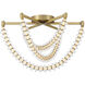 Pearl LED 28 inch Legacy Brass Flush Mount Ceiling Light
