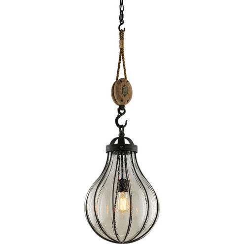 Murphy 1 Light 13.5 inch Forged Iron Pendant Ceiling Light