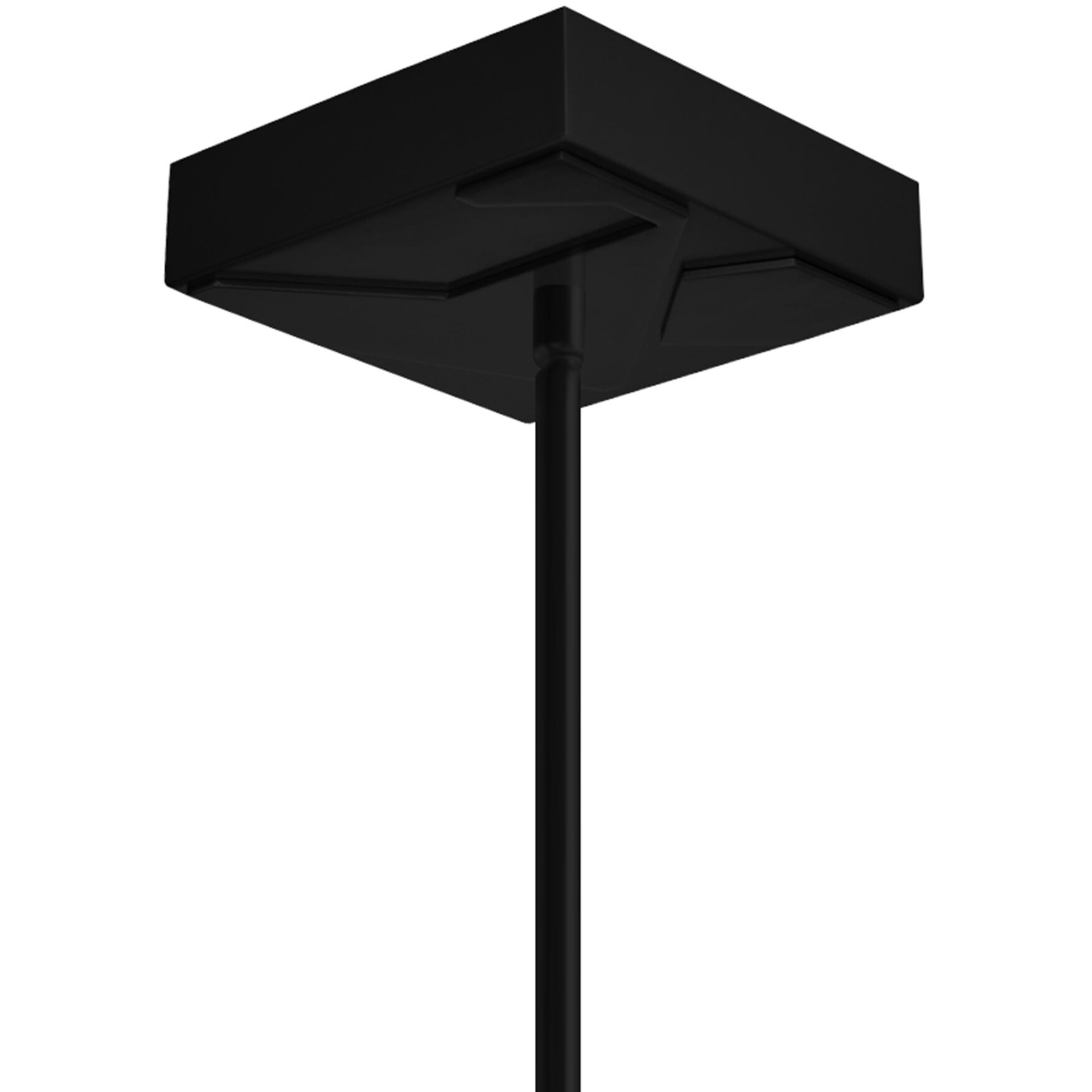 Solara LED 72 inch Black Chandelier Ceiling Light