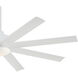 Slipstream 65 inch Flat White Outdoor Ceiling Fan
