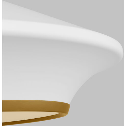 TOB by Thomas O'Brien Stanza 1 Light 24 inch Matte White Pendant Ceiling Light