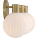 Fenton 3 Light 24 inch Legacy Brass Vanity Light Wall Light