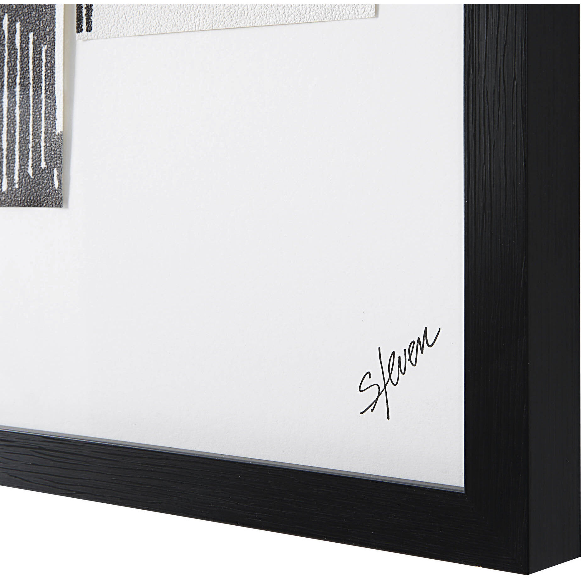 Stratus Black/White Wall Art, 2 Piece