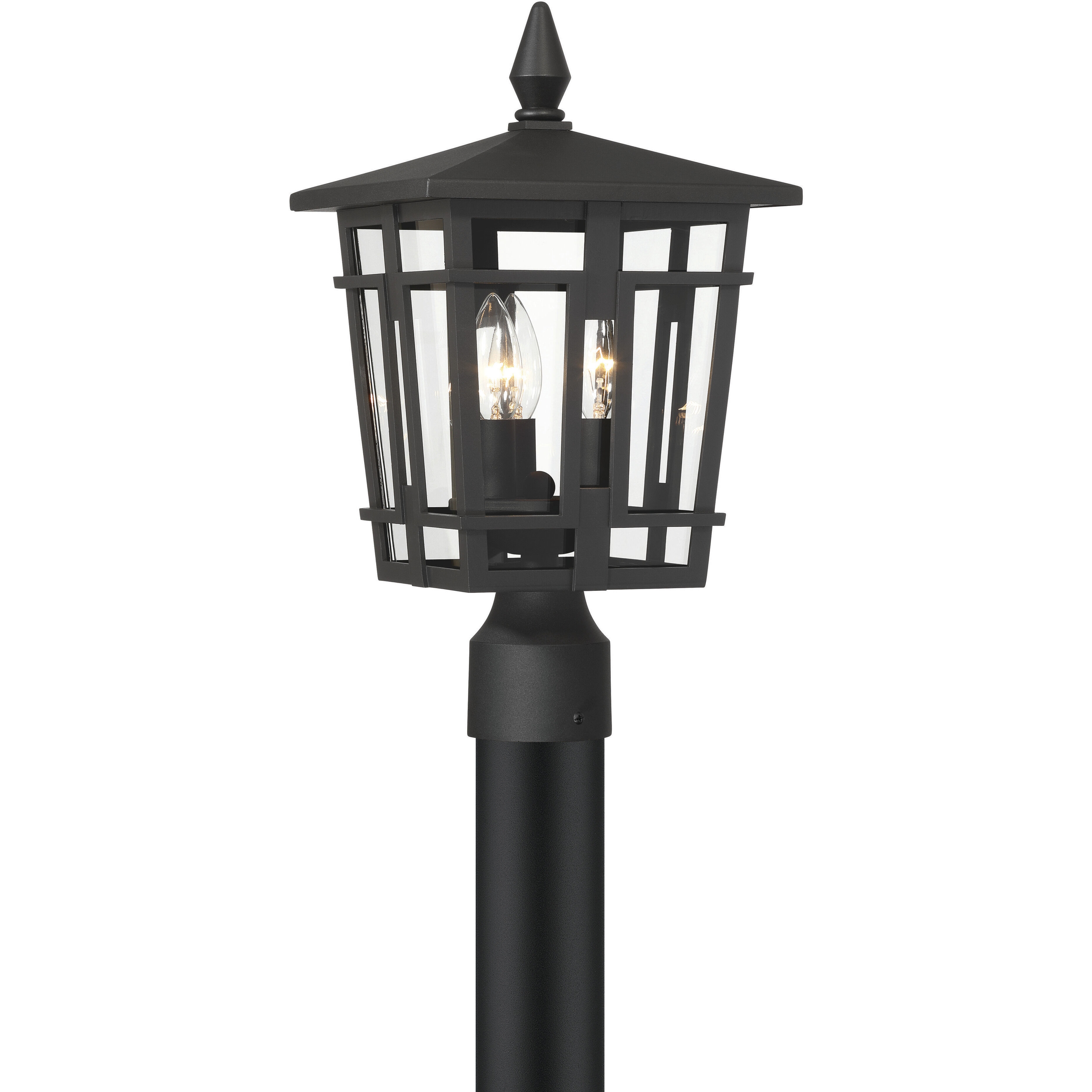 Fieldstone 3 Light 16.75 inch Sand Coal Outdoor Post Mount