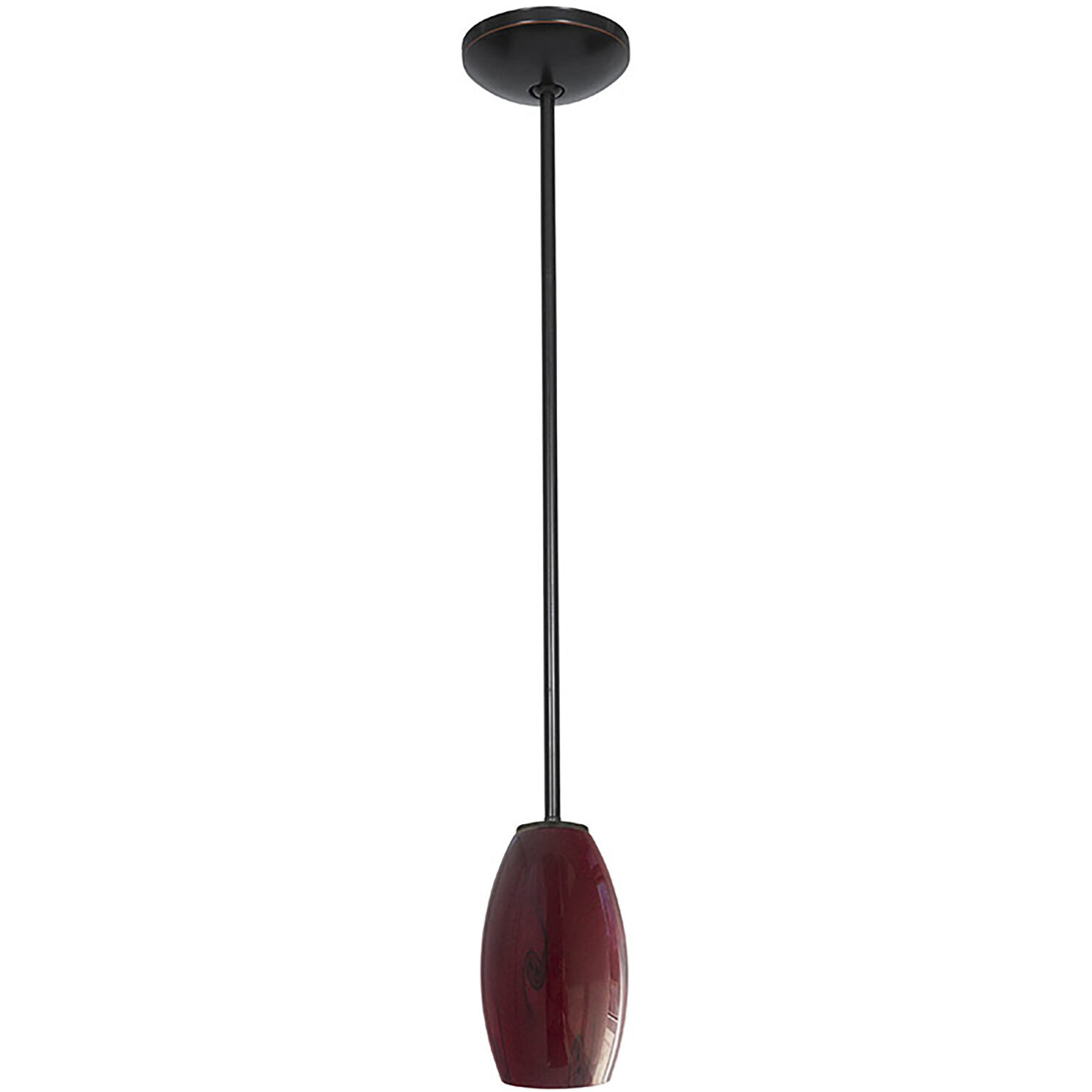 Merlot LED 3.5 inch Oil Rubbed Bronze Pendant Ceiling Light