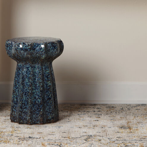 Oyster 19 X 13 inch Multi-Blue Side Table