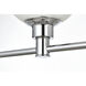 Cordelia 5 Light 47 inch Chrome Bath Sconce Wall Light